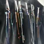 Replica Amiri Embroidered Paint Drip Core Logo Jacket