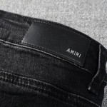 Replica Amiri paint logo jeans