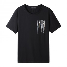 Replica Amiri Paint Drip Core Logo T-Shirt