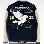 Replica Amiri Vintage Patch Varsity Jacket