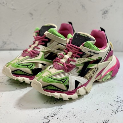 Balenciaga Track 2 Sneakers Green/Pink