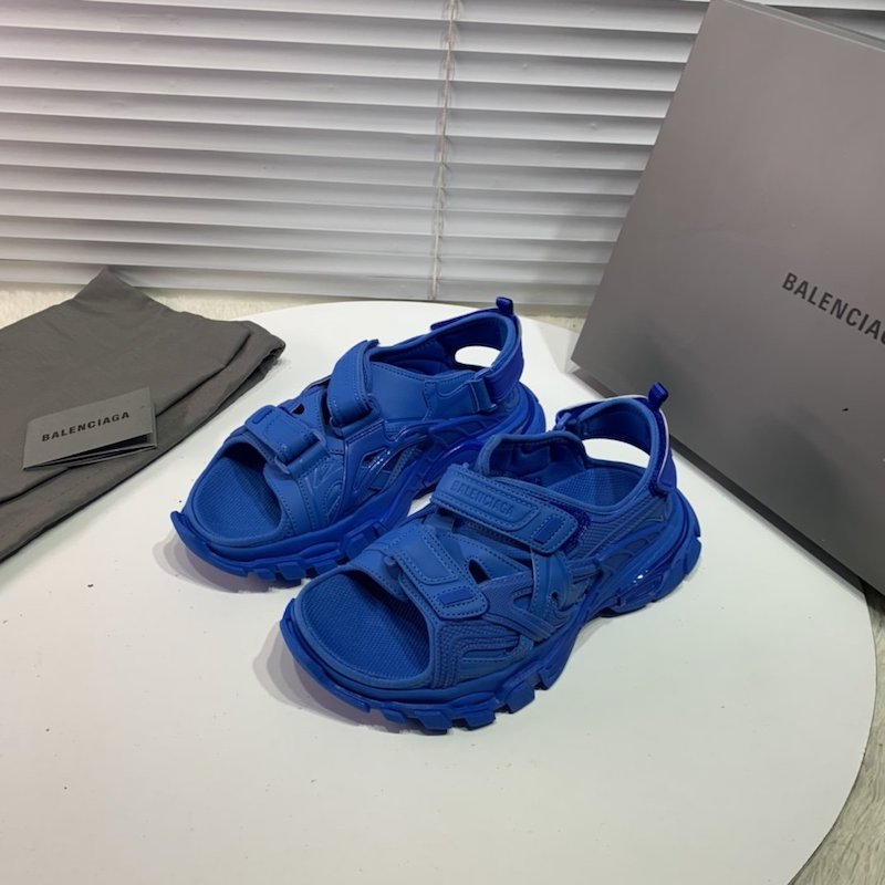 Balenciaga Track Sandal Rubber Blue