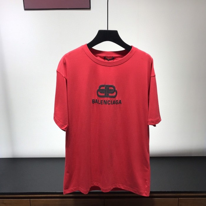 Verdensvindue udstilling hver for sig Balenciaga BB Regular Fit T-shirt in Red