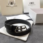 Replica Balenciaga BB Thin Belt
