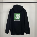 Replica Balenciaga Green Logo Hoodies