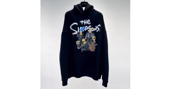 Balenciaga The Simpsons Tm & © 20th Television Hoodie Wide Fit in 