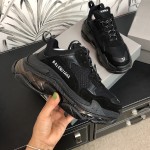 Replica Balenciaga Triple S Sneakers Black