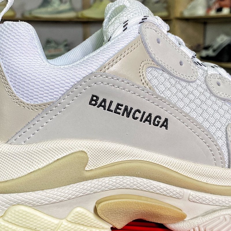 Balenciaga Triple S Sneaker White Color