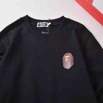 Replica Bape badge sweater black