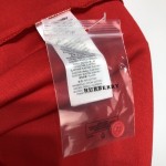 BBR Logo Detail Cotton Pique Polo Shirt Red