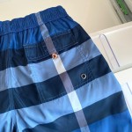 BBR Check Drawcord Swim Shorts Blue