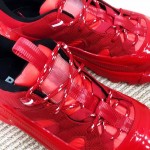 BUR Vintage Check Cotton and Nubuck Arthur Sneakers Red