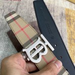 BUR Reversible Monogram Motif Vintage Check Belt