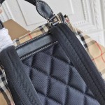 BUR Medium Rucksack in Vintage Check and Leather Backpack