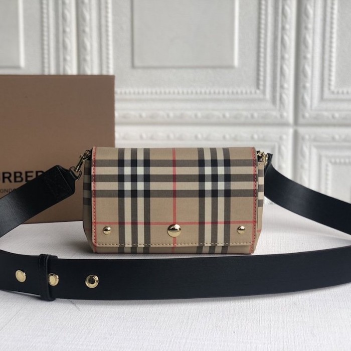 Burberry Small Leather And Vintage Check Crossbody Bag Shop Official, Save  70% 