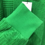 B V Intrecciato Cotton Hoodies Green