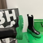 B V Tire Chelsea Boot Black / Green