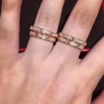 Cartier love ring rose gold with diamonds