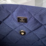 CC NEW 21K Multi Color Rainbow Fabric Gold Leather Chain Shoulder Flap Bag