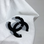 CC Logo Cotton T shirt White