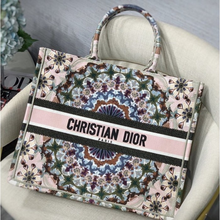 Dior Book Tote Bag Kaleidoscope