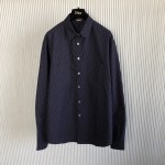 replica Dior Oblique Kasuri Cotton Denim Overshirt