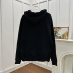 replica Dior Relaxed-Fit Hooded Sweatshirt Black