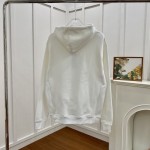 replica Dior Relaxed-Fit Hooded Sweatshirt White