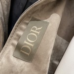 replica Dior Zipped Varsity Blouson Beige
