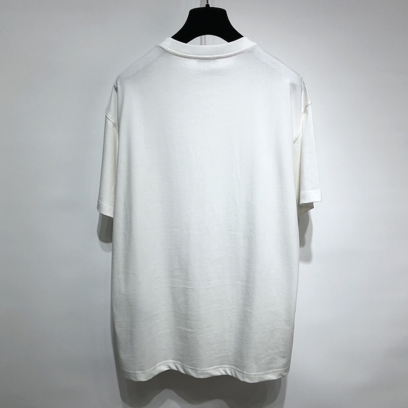 Dior PARLEY Oversized T-Shirt White Cotton Jersey