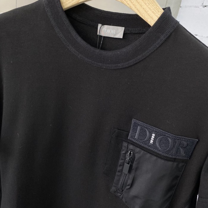 Oversized DIOR AND SACAI T-Shirt Black