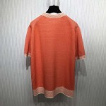 replica Dior Coral Cotton-Blend Tramato Knit