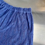 Replica Dior Oblique Short blue