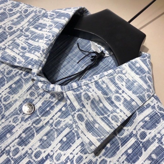 Dior Oblique Overshirt Blue Denim