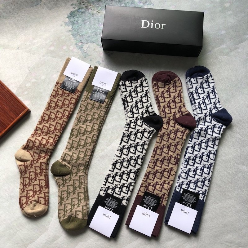Dior Oblique Socks Cotton