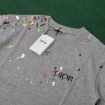 Replica Dior Paint Print T shirt