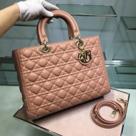 Replica Dior Lady Dior Lambskin Bag