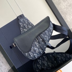 Replica Dior Saddle Bag Navy Blue