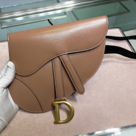 Replica Dior Saddle Calfskin Belt Bag 