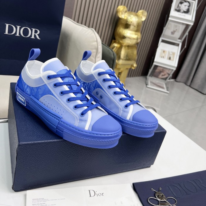 B23 Low-Top Sneaker Blue Dior Oblique Canvas
