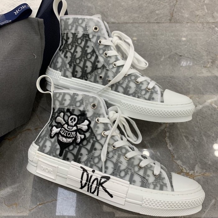 Dior B23 High Top Logo Oblique with Bee 