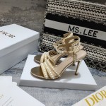 Replica Dior Gem Heeled Sandal