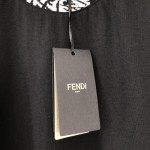 Replica Fendi Fendace black jersey T-shirt