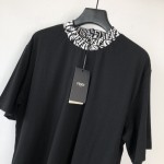 Replica Fendi Fendace black jersey T-shirt