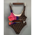 Replica Fendi Multicolor Lycra Bikini