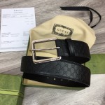 Replica Gucci Signature belt with square buckle