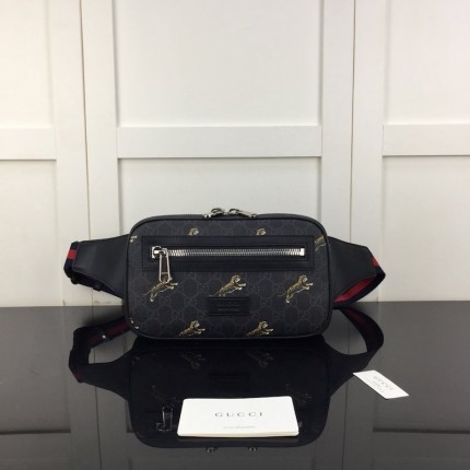 Replica Gucci Bestiary belt bag with tigers