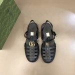 Replica Gucci Rubber buckle strap sandal