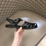 Replica Gucci Rubber buckle strap sandal