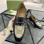 Replica Gucci Jordaan Leather Loafer